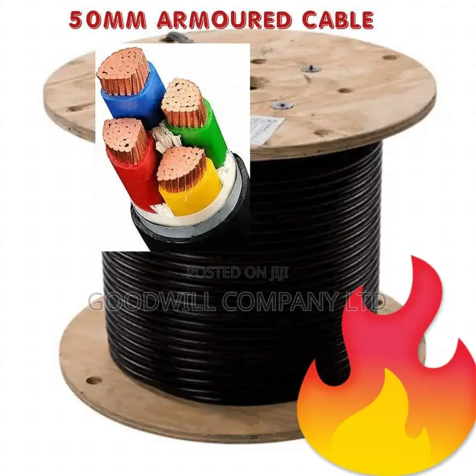 50mm 4core Armoured / Underground Cable