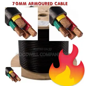 70mm 4core Armoured / Underground Cable