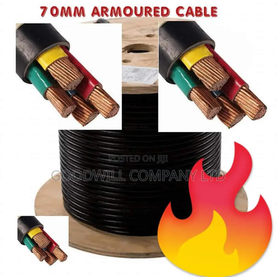 70mm 4core Armoured / Underground Cable