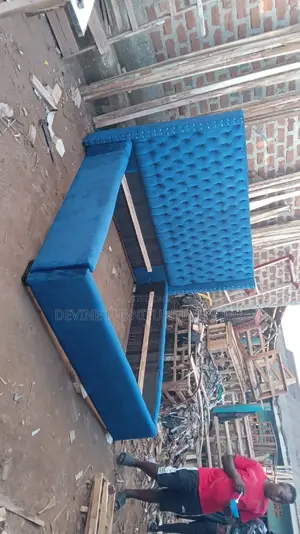 6 by 6 Bed in Blue Colour