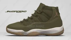 Original Nike Jordan 11 Retro Neutral Olive Sneaker
