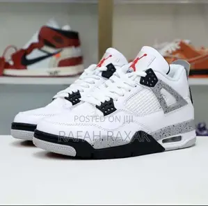 Original Air Jordan 4 Retro OG White Cement Sneaker