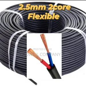 2.5mm 2core Flexible Cable