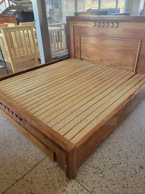 Mahogany Wooden Bed of 6 X 6 Feet Call Us On