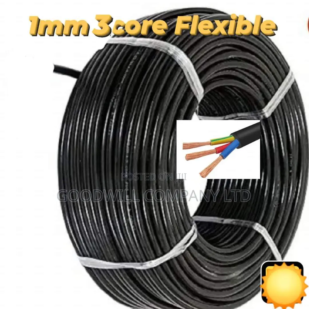 1mm 3core Flexible Cable