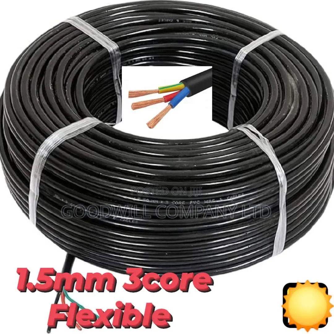1.5mm 3core Flexible Cable