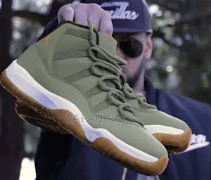 Original Army Green Nike Air Jordan 11 Sneaker