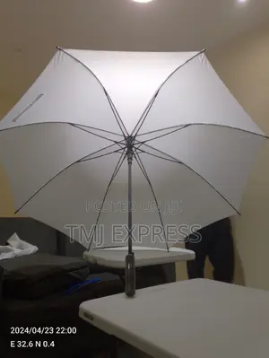 White Umbrellas