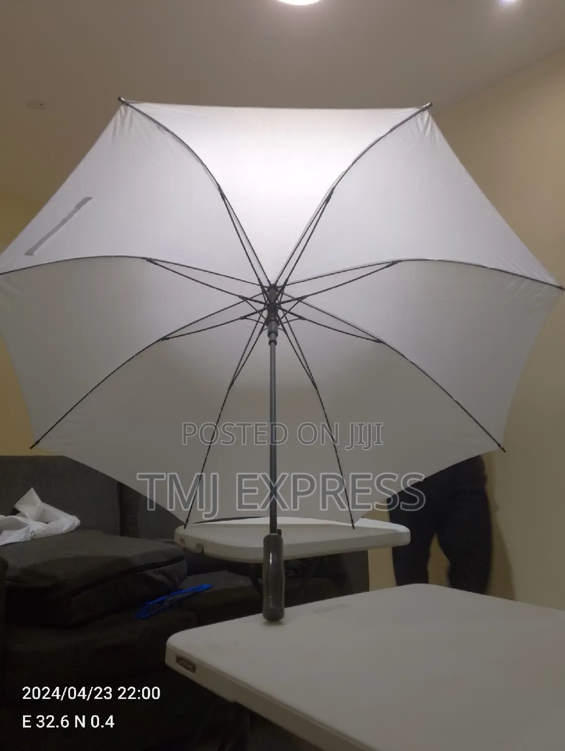 White Umbrellas