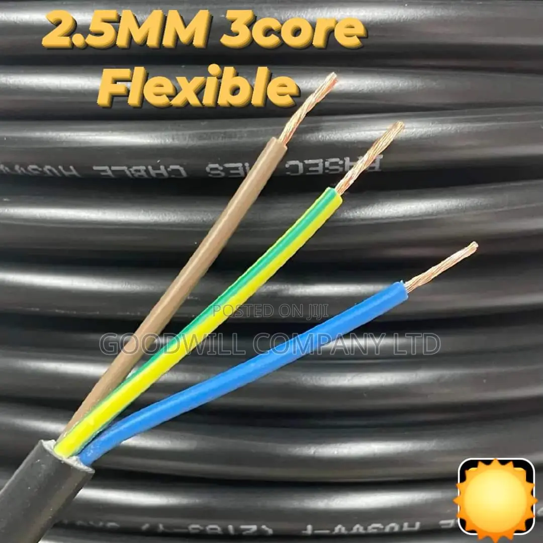 2.5mm 3core Flexible Cable
