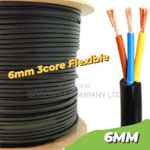 6mm 3core Flexible Cable Pure Copper