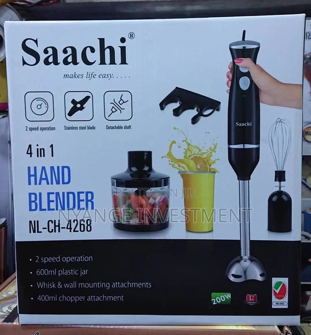 4 in 1 Hand Blender. Saachi Hand Blender, Hand Blender