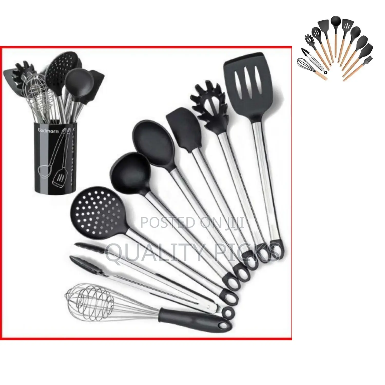 Kitchen Silicone Utensils Set