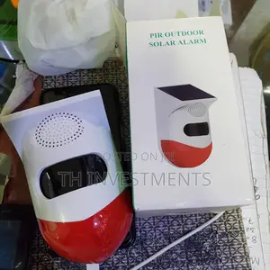 Solar Alarm Motion Detector.