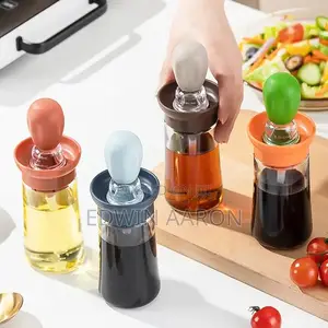 Oil Dispenser Bottle With Silicone Brush