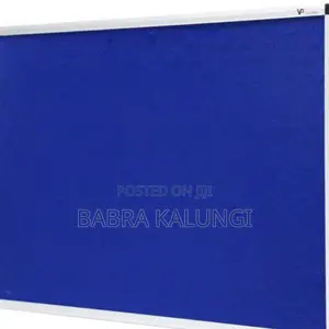 Notice Board _White, Blue 120cm by 90cm