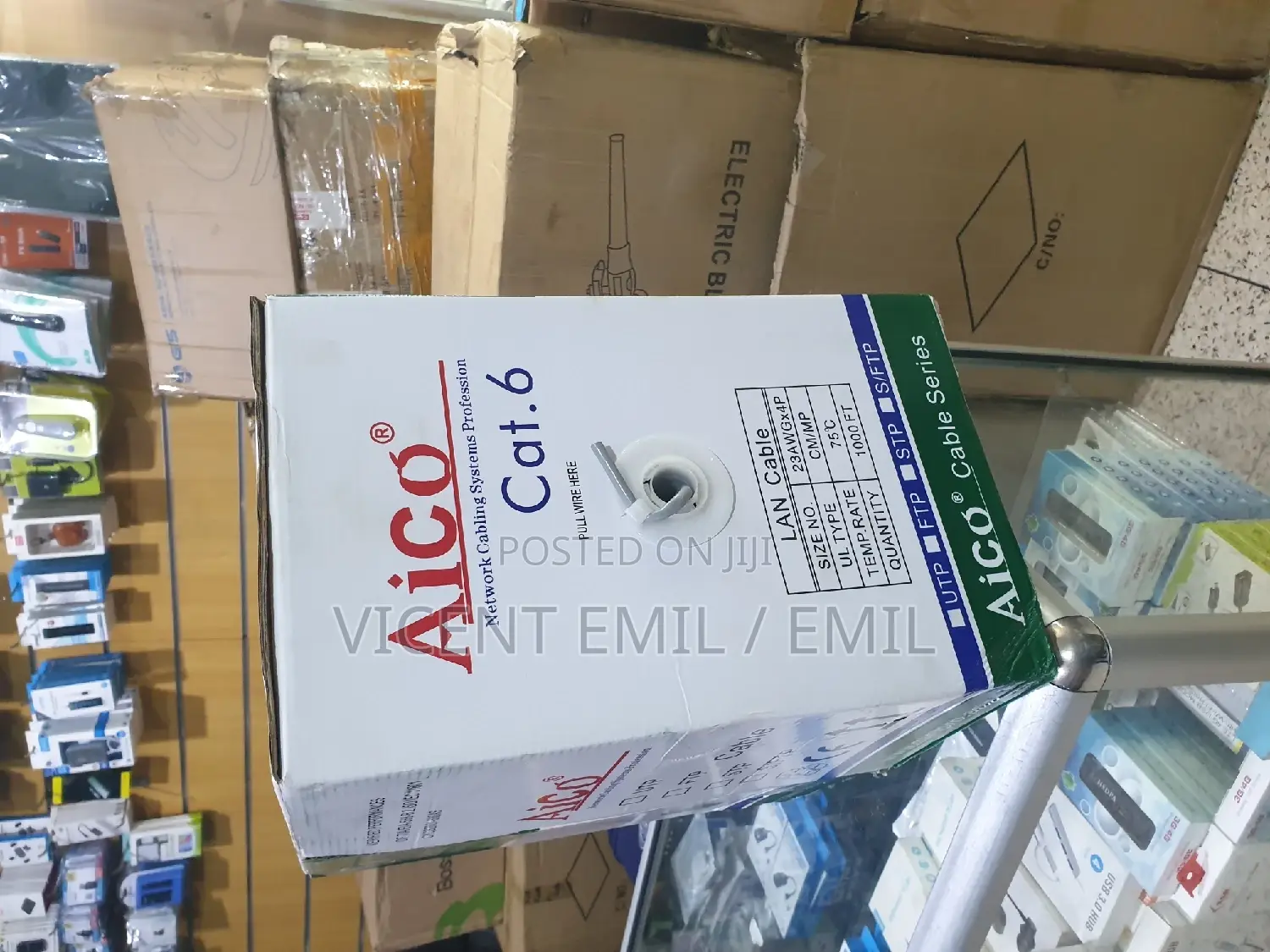 Aico Cat6 LAN Cable High Performance Ethernet Cable 305m