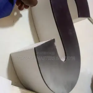 Non Lighting 3D Letters