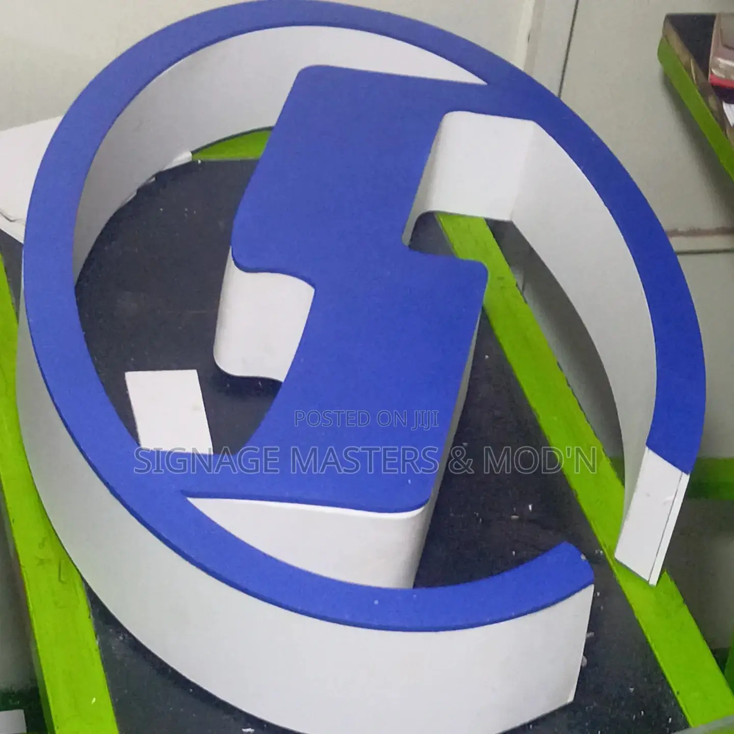 Non Lighting 3D Letters