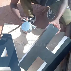 Non Lighting 3D Letters