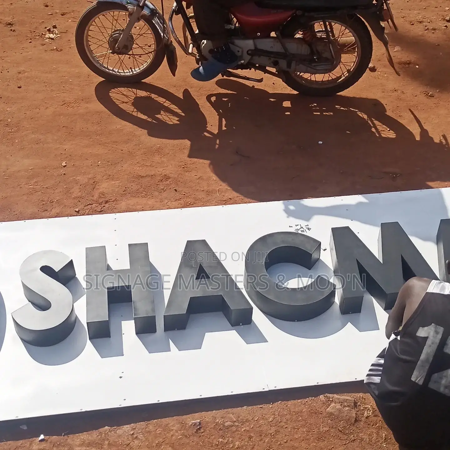 Non Lighting 3D Letters