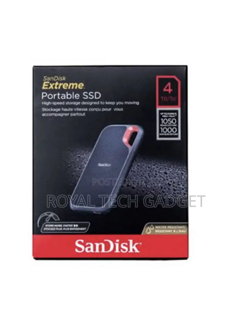 Sandisk 4tb Extreme Portable SSD Up to 1050mb