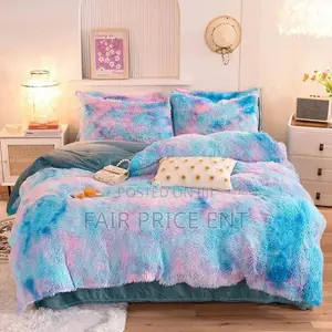 Heavy Wool Duvet Cover Set.4pcs.5*6.( Purple)