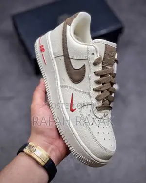 Original Nike Airforce 1 Low Brown Khaki Sneaker