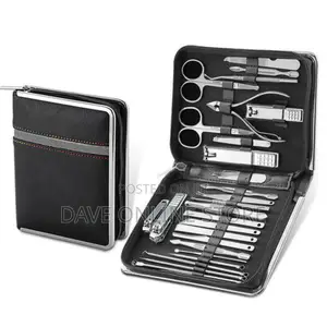 26 Piece Nail Clipper Set Splash Resistant Stainless Steel