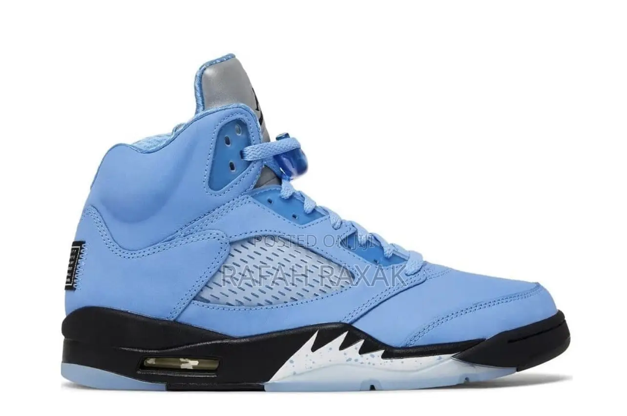 Original University Blue Air Jordan 5 Sneaker