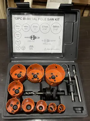 13pc Bi- Metal Hole Saw Kit