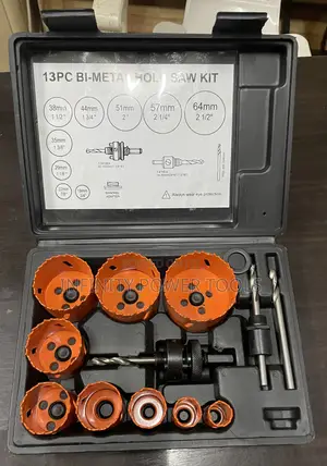 13pc Bi- Metal Hole Saw Kit