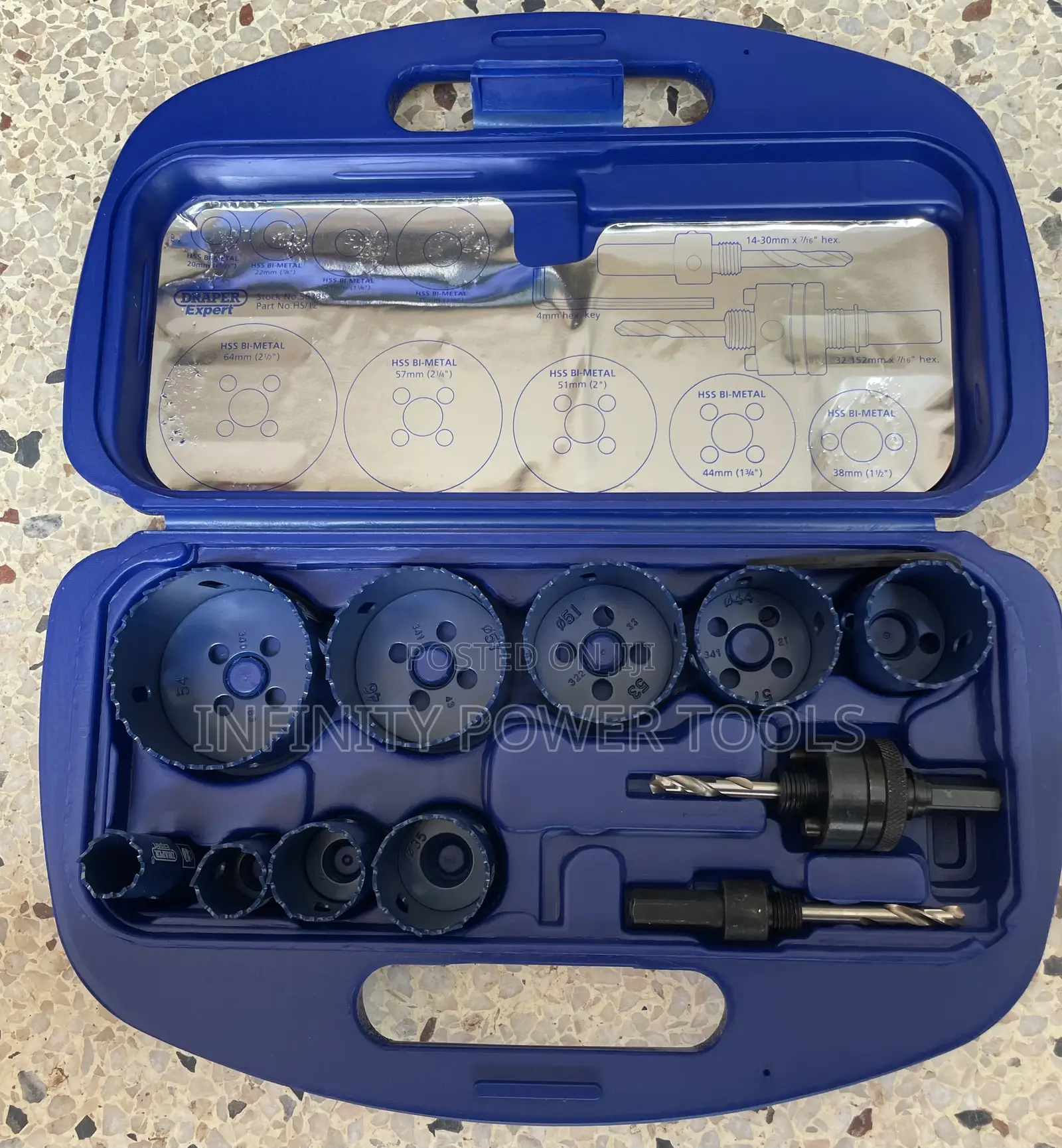 12pc Bi- Metal Hole Saw Kit