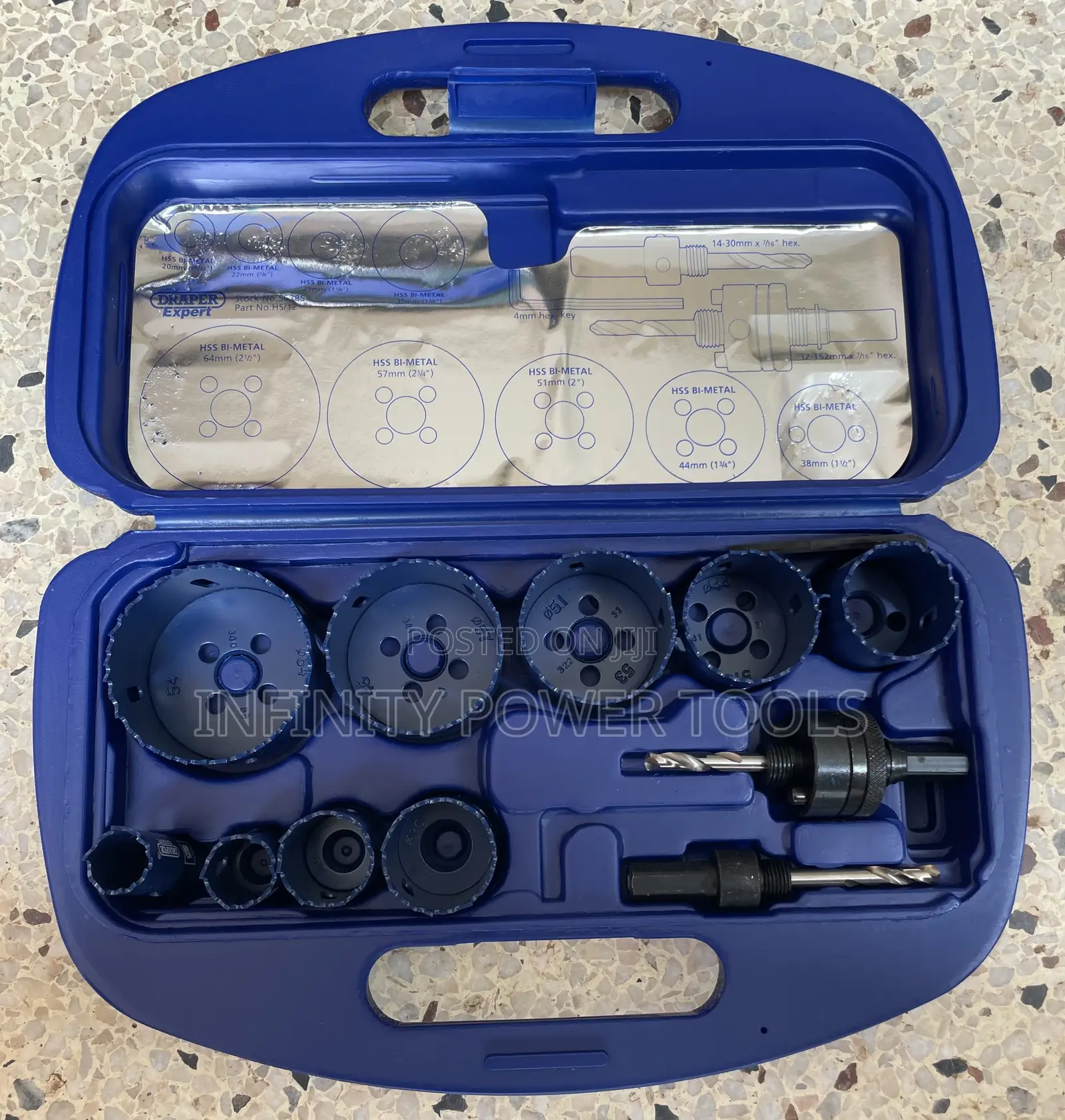 12pc Bi- Metal Hole Saw Kit