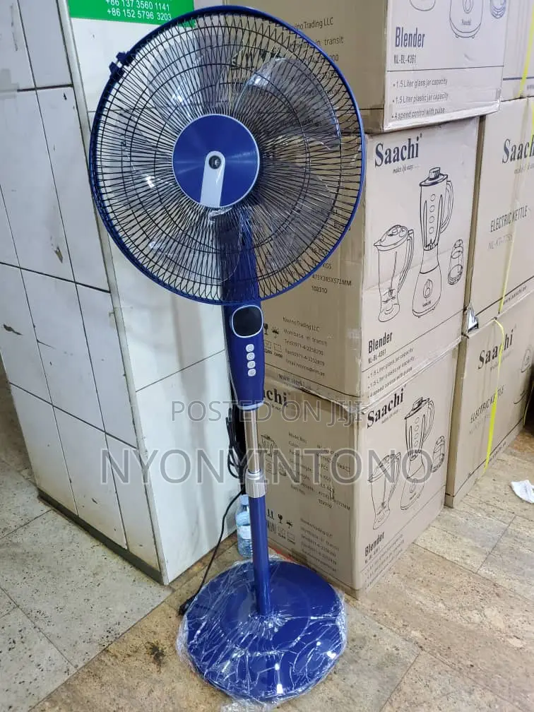 Strong Stand Fan With Remote Control.
