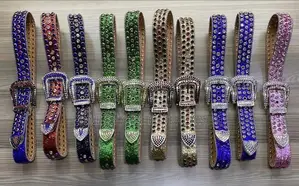 Ice Stone Belts Men's Women's Belts Designer Jeans Belts