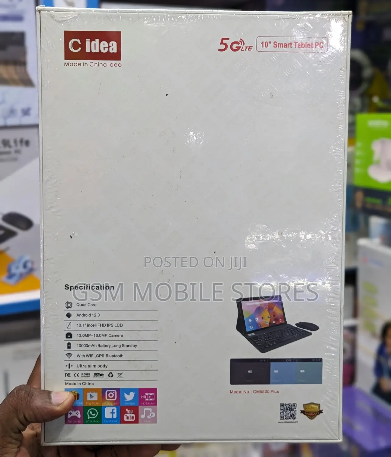 New C idea CM8500 Plus 512 GB Blue