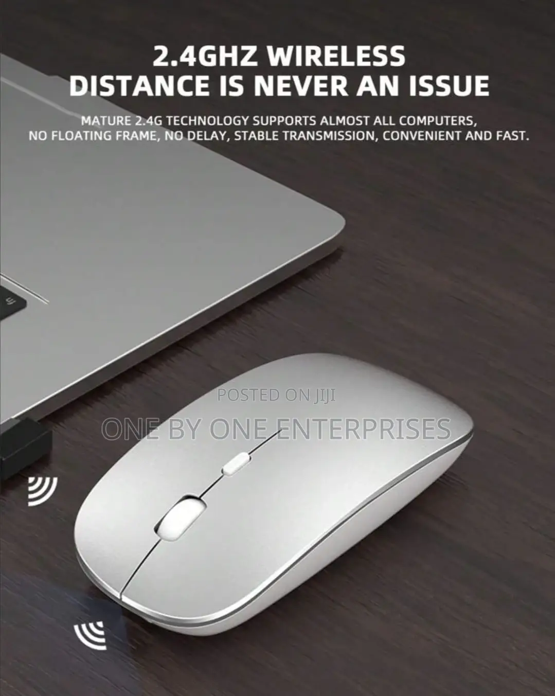Portable Wireless Mouse for Desktop and Laptop