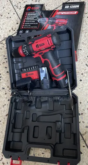 Cordless Drill Edon 12v With 2 Batteries