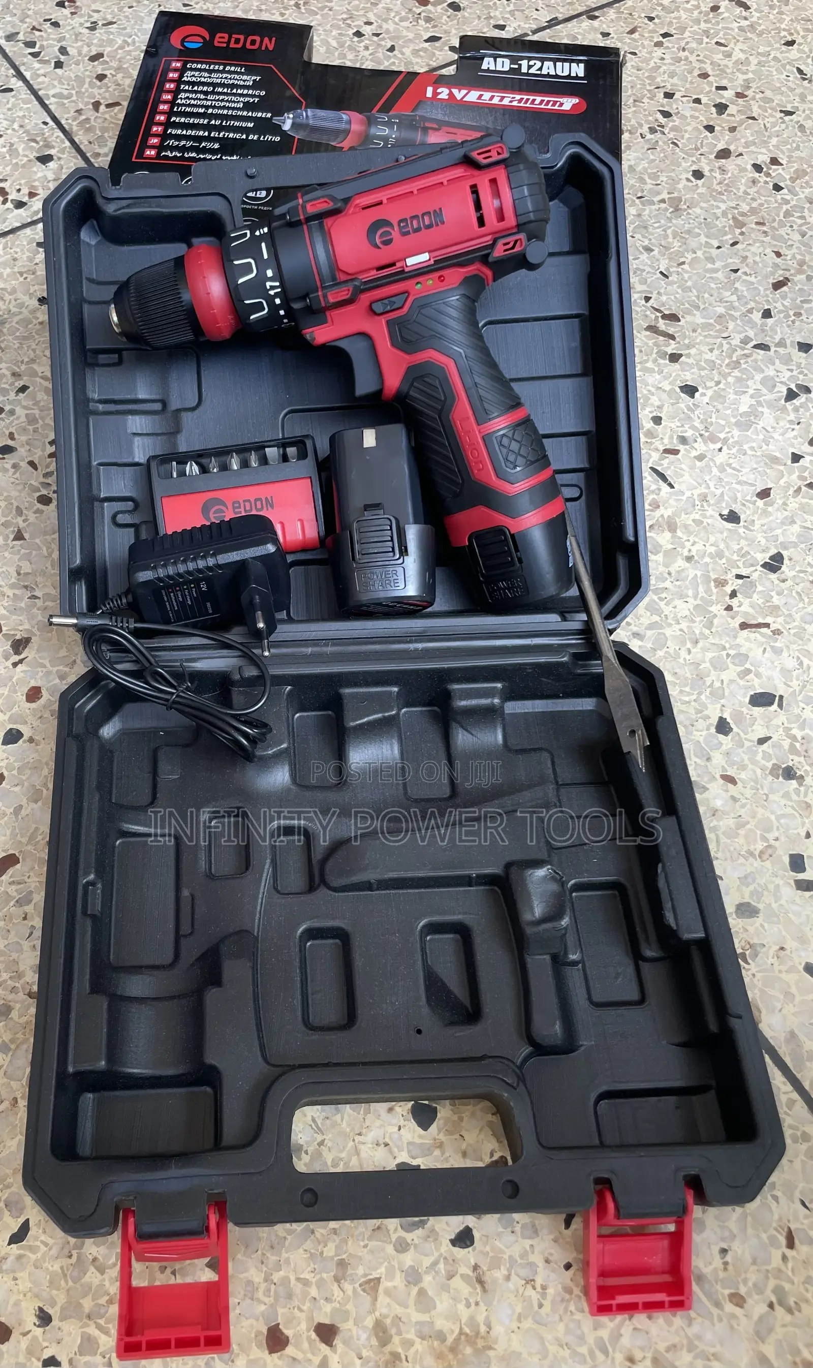 Hand Drill Cordless 12v Edon