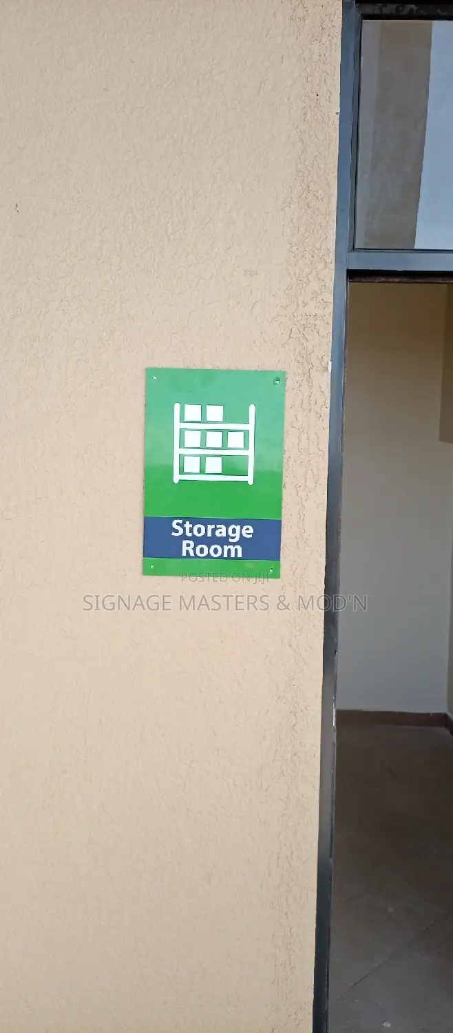 Door Labels and Directions Signs