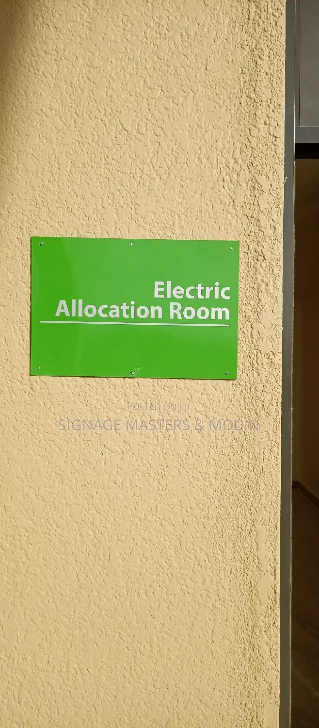 Door Labels and Directions Signs
