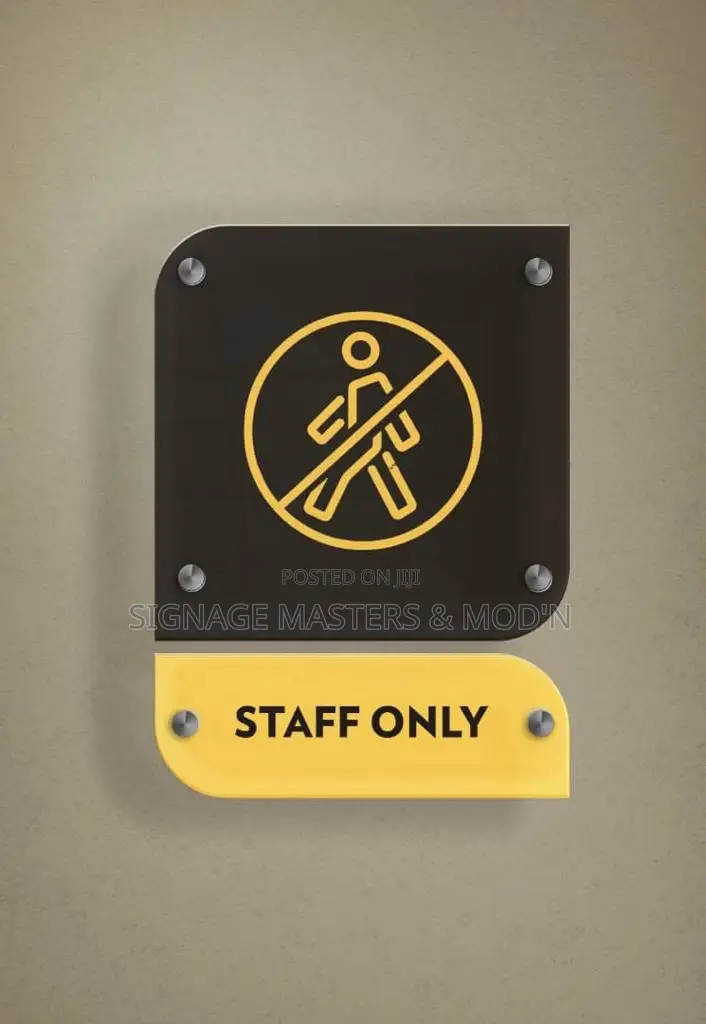 Door Labels and Directions Signs
