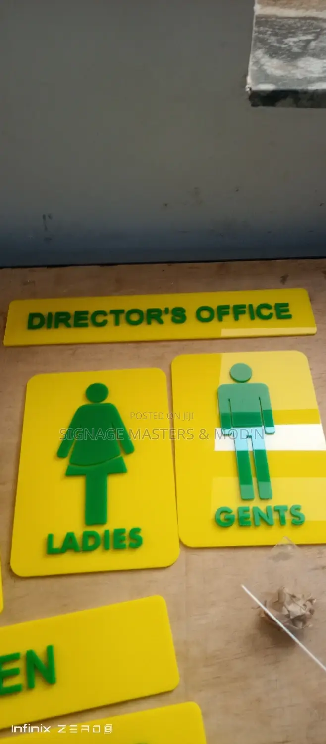Door Labels and Directions Signs