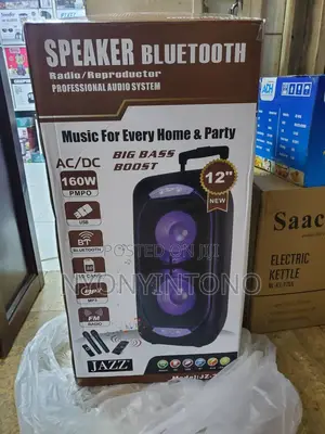 Jazz Rechargeable Speaker With 2 Wireless Microphone.