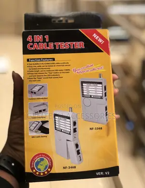 Networking Remote Cable Tester 4 in 1 - Rj11, Rj45, USB, BNC