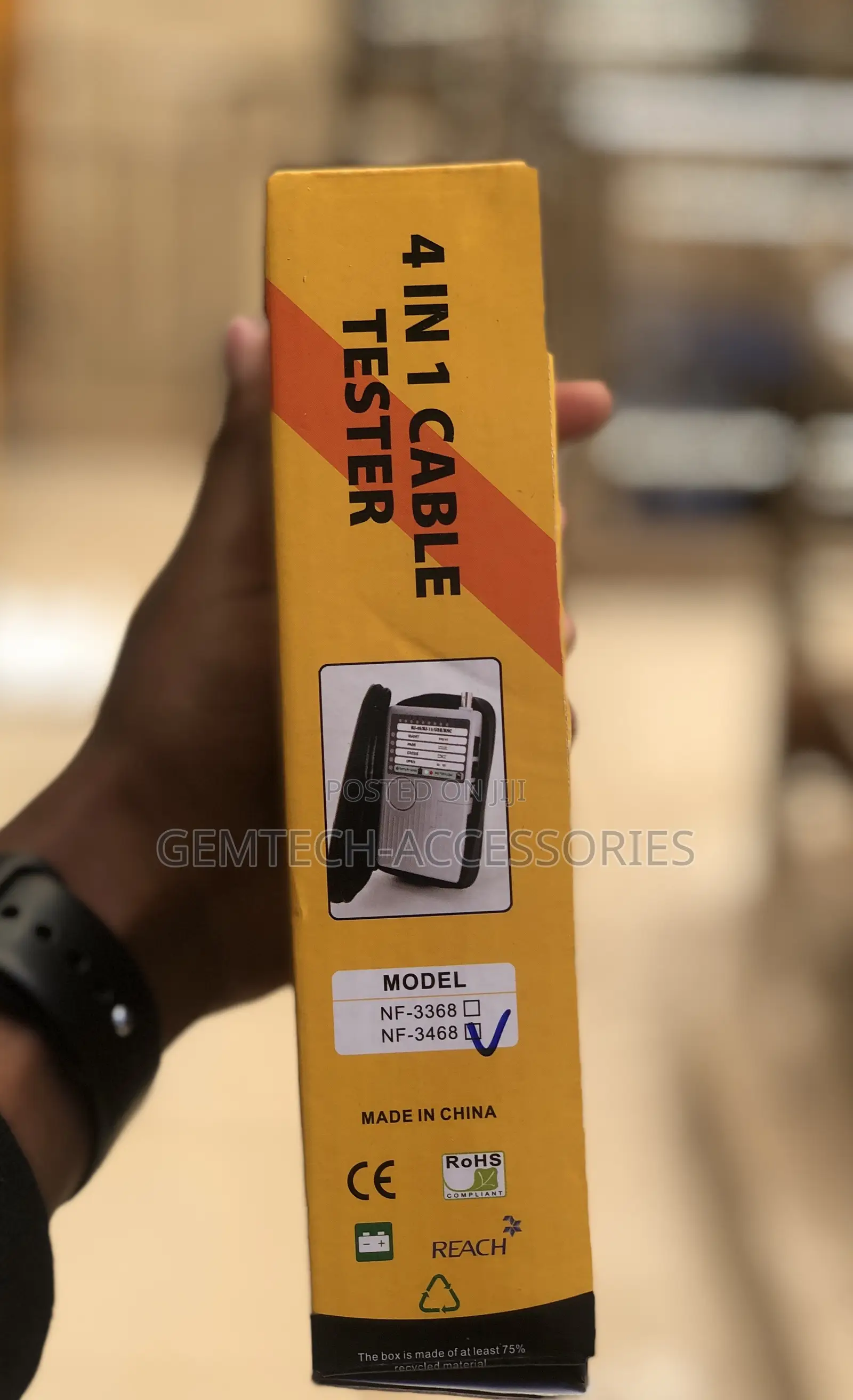 Networking Remote Cable Tester 4 in 1 - Rj11, Rj45, USB, BNC