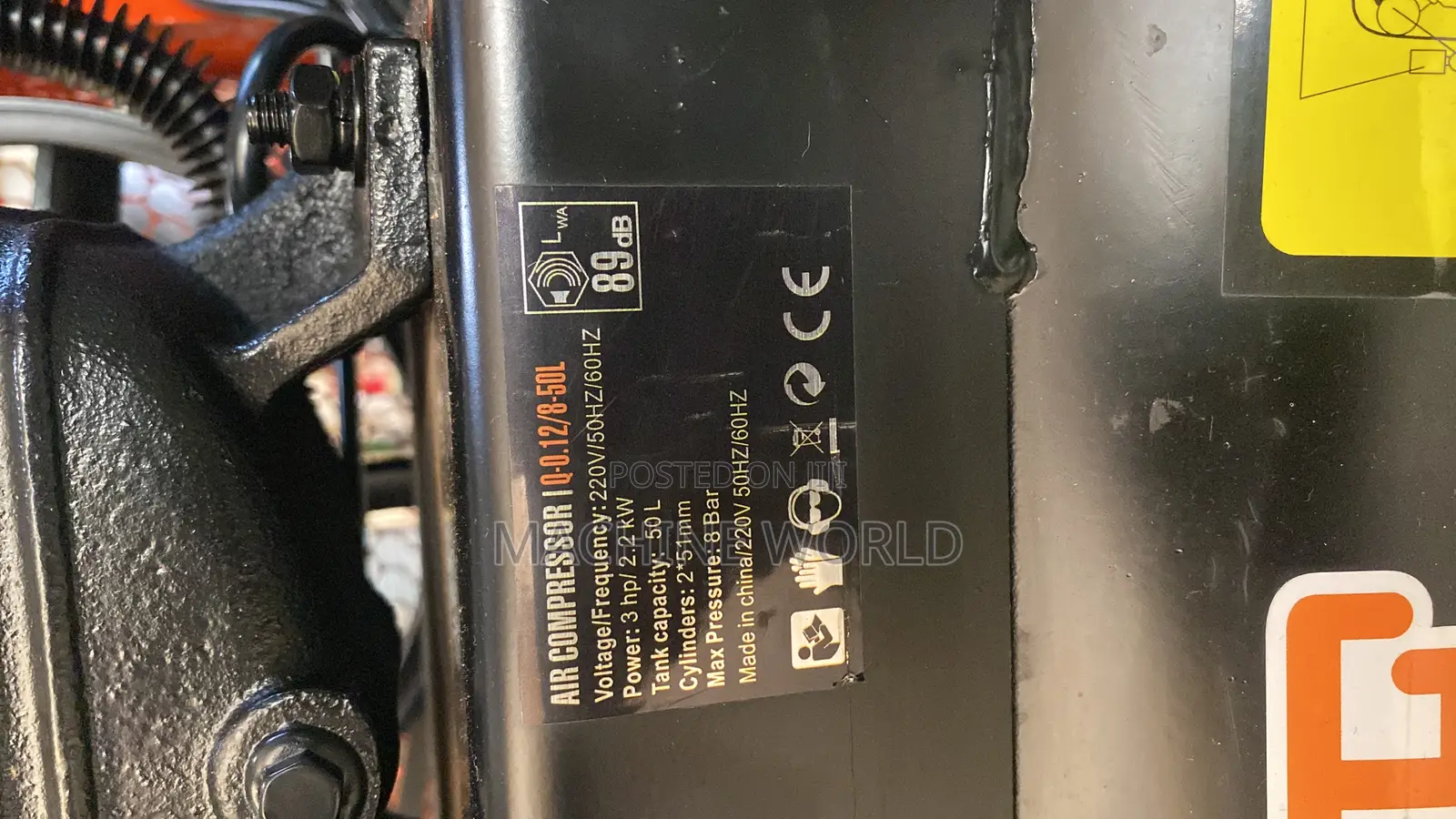 Compressor GERMAN TECHNOLOGY 50ltrs