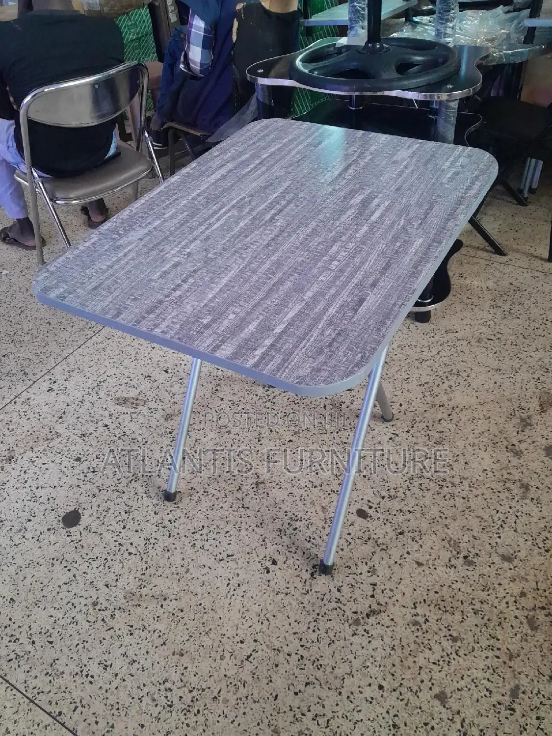 60*80 Foldable Table Brawn Or Gray