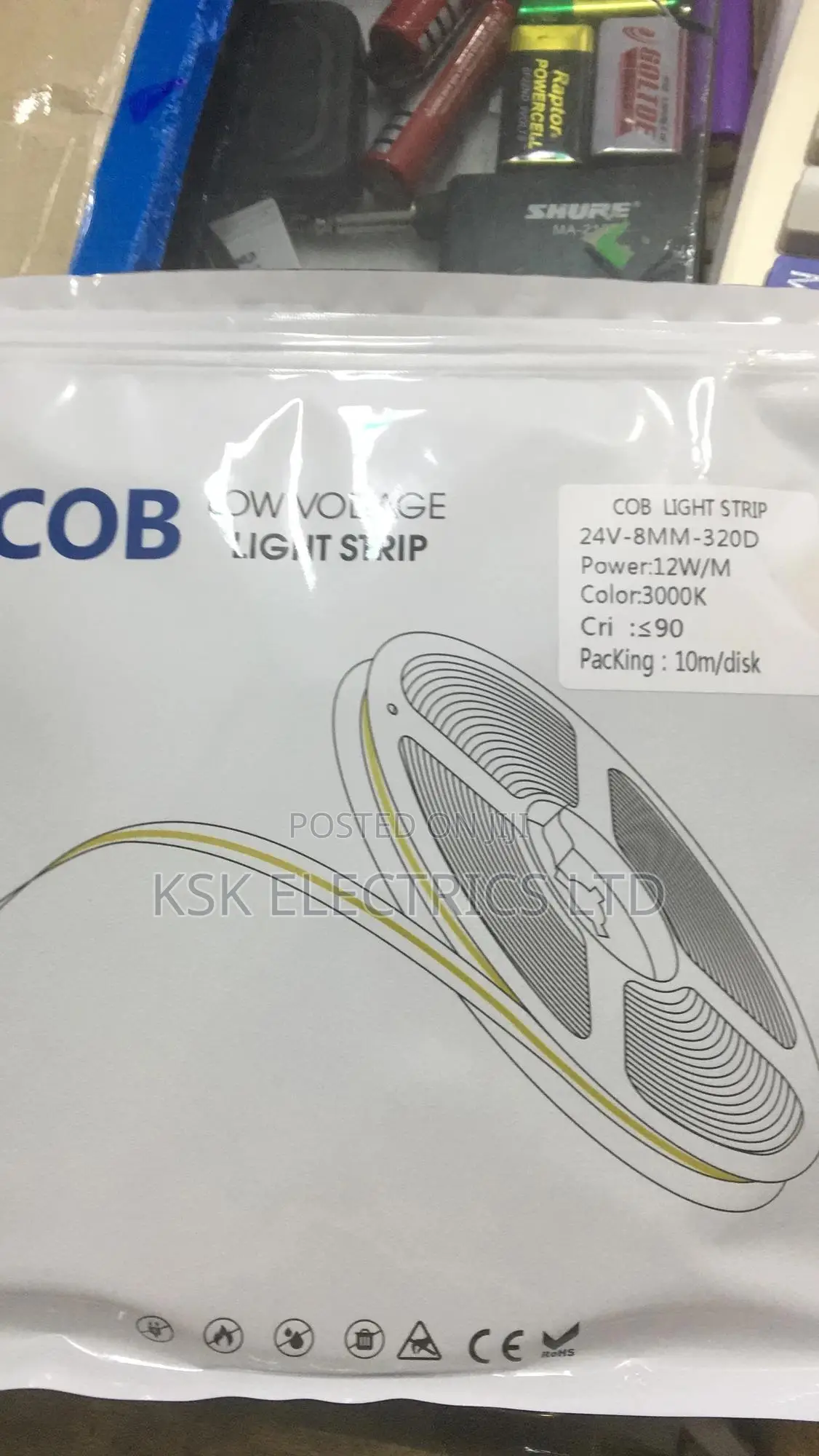 Cob Low Voltage Strip Light 10M